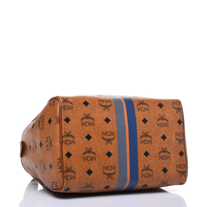 MCM Visetos Dog Bone Boston Bag Cognac 4 of 16