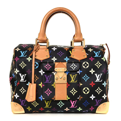 Louis Vuitton Monogram Multicolor Speedy 30 Black 1 of 14