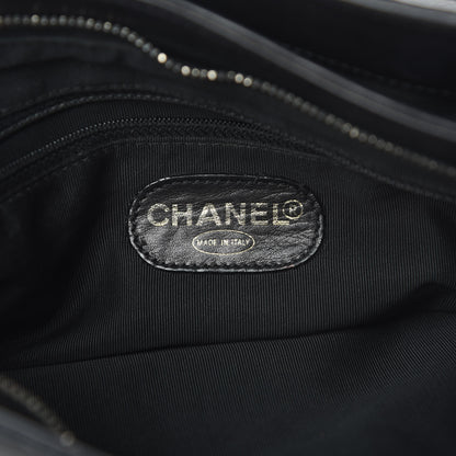 Chanel Lambskin CC Tote Black 7 of 14