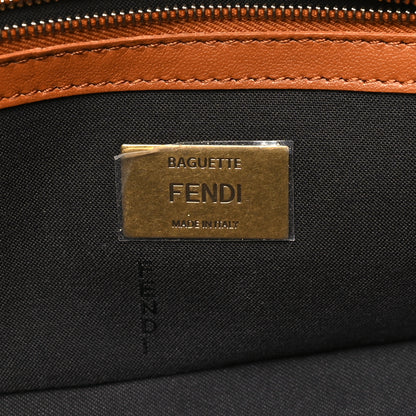 Fendi Nappa FF 1974 Embossed Baguette Coloniale 6 of 11