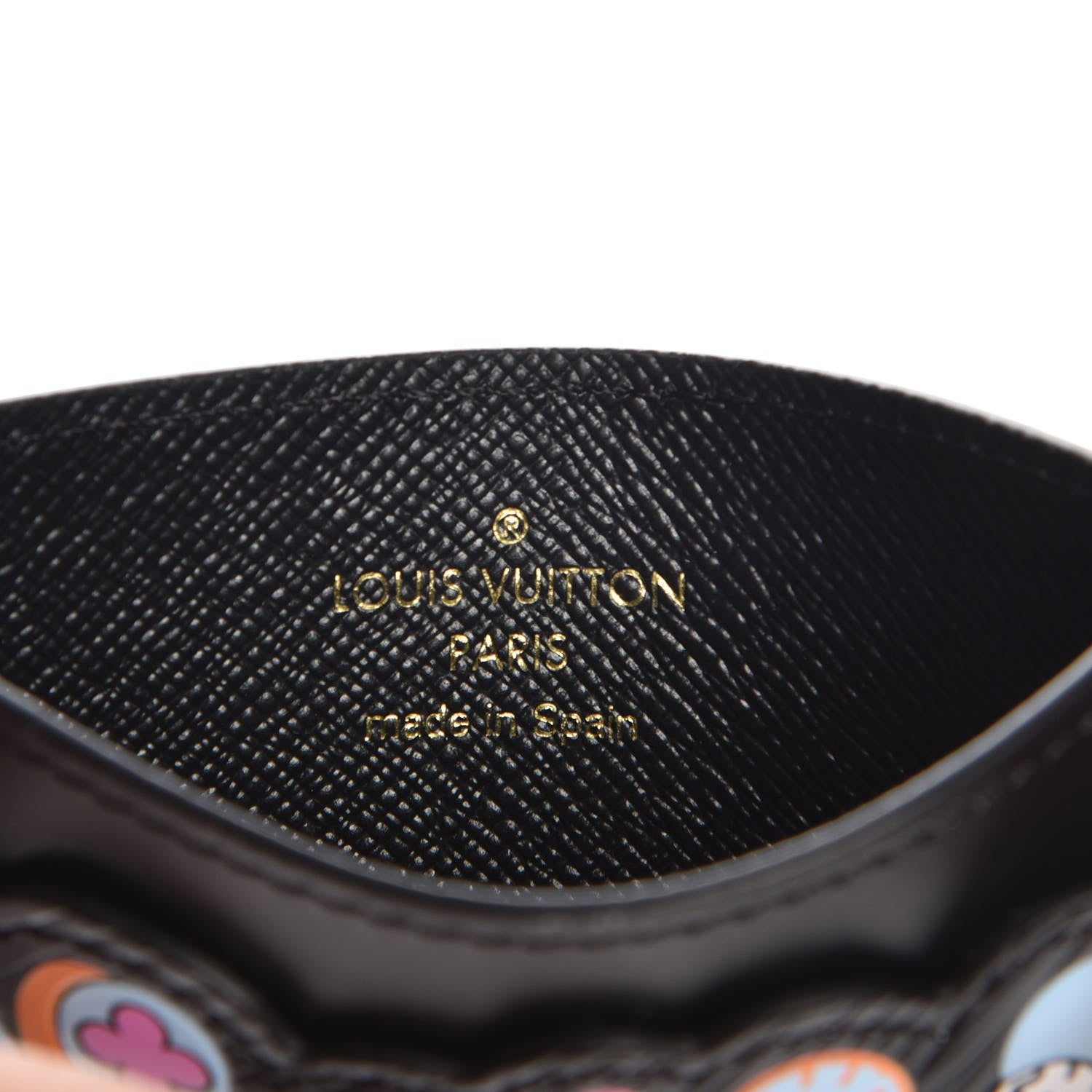 Louis Vuitton Epi Flower Remix Card Holder Black 6 of 8