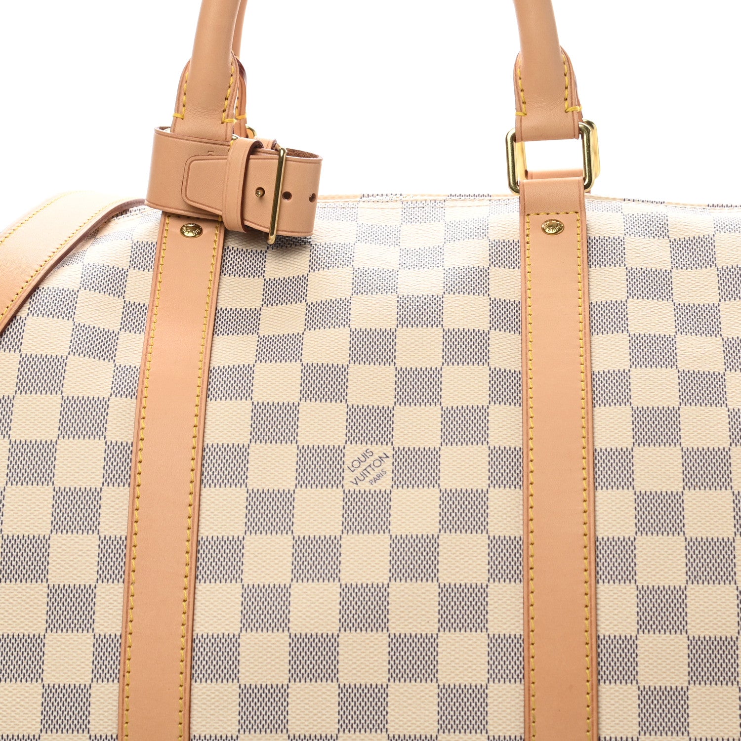 Louis Vuitton Damier Azur Keepall Bandouliere 55 8 of 13