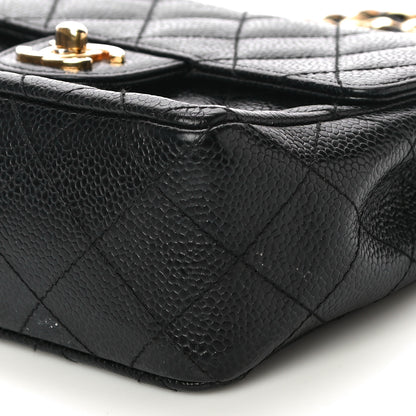 Chanel Caviar Quilted Mini Square Flap Black 9 of 14