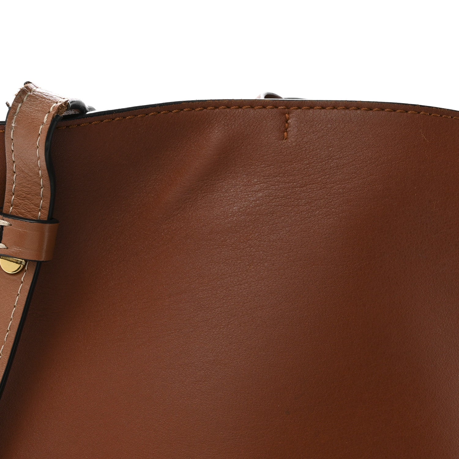 Loewe Calfskin Gate Bucket Bag Brown 8 of 18