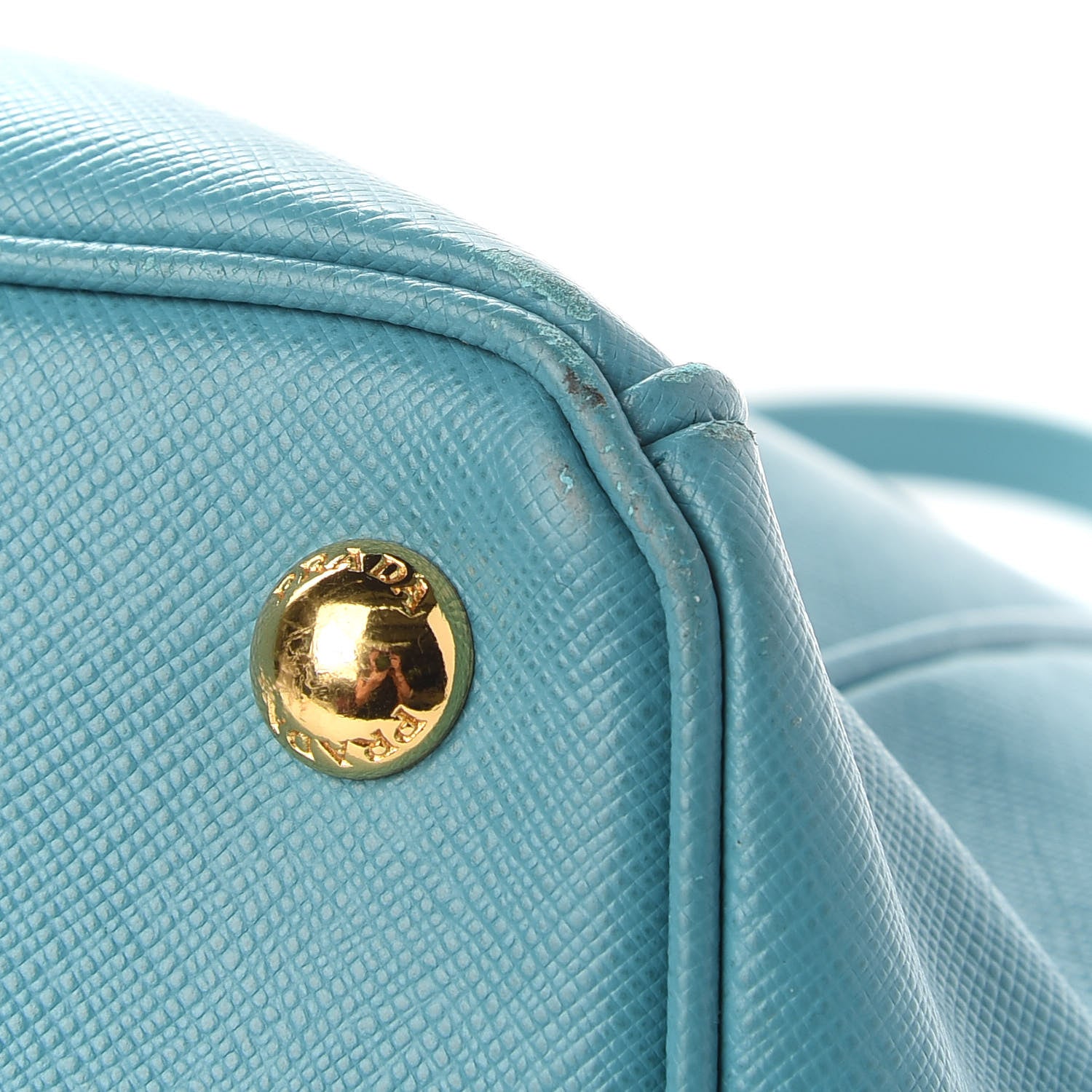 Prada Saffiano Medium Galleria Double Zip Tote Turchese 7 of 14