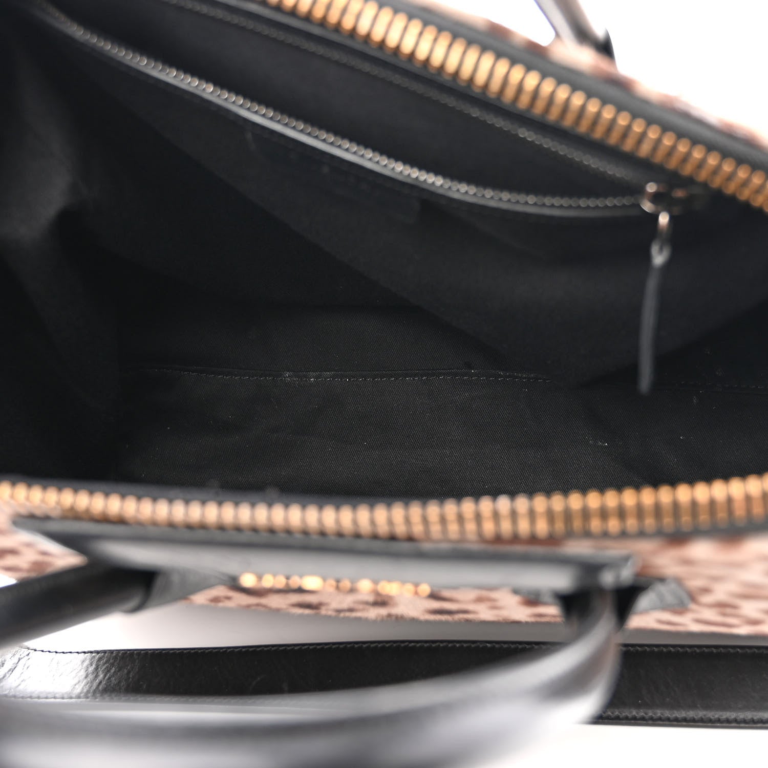 Givenchy Pony Hair Smooth Calfskin Leopard Print Antigona Black 5 of 13