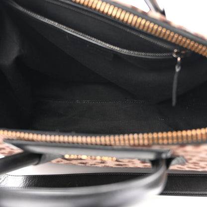 Givenchy Pony Hair Smooth Calfskin Leopard Print Antigona Black 5 of 13