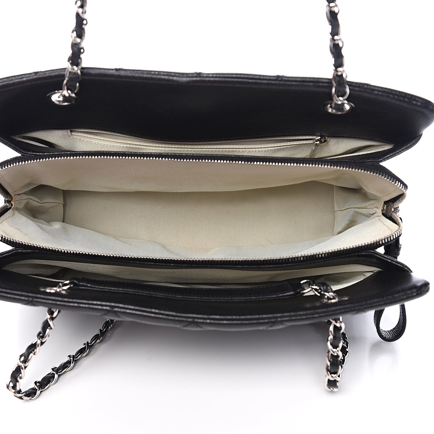 Caviar Quilted CC Timeless Soft Tote Black