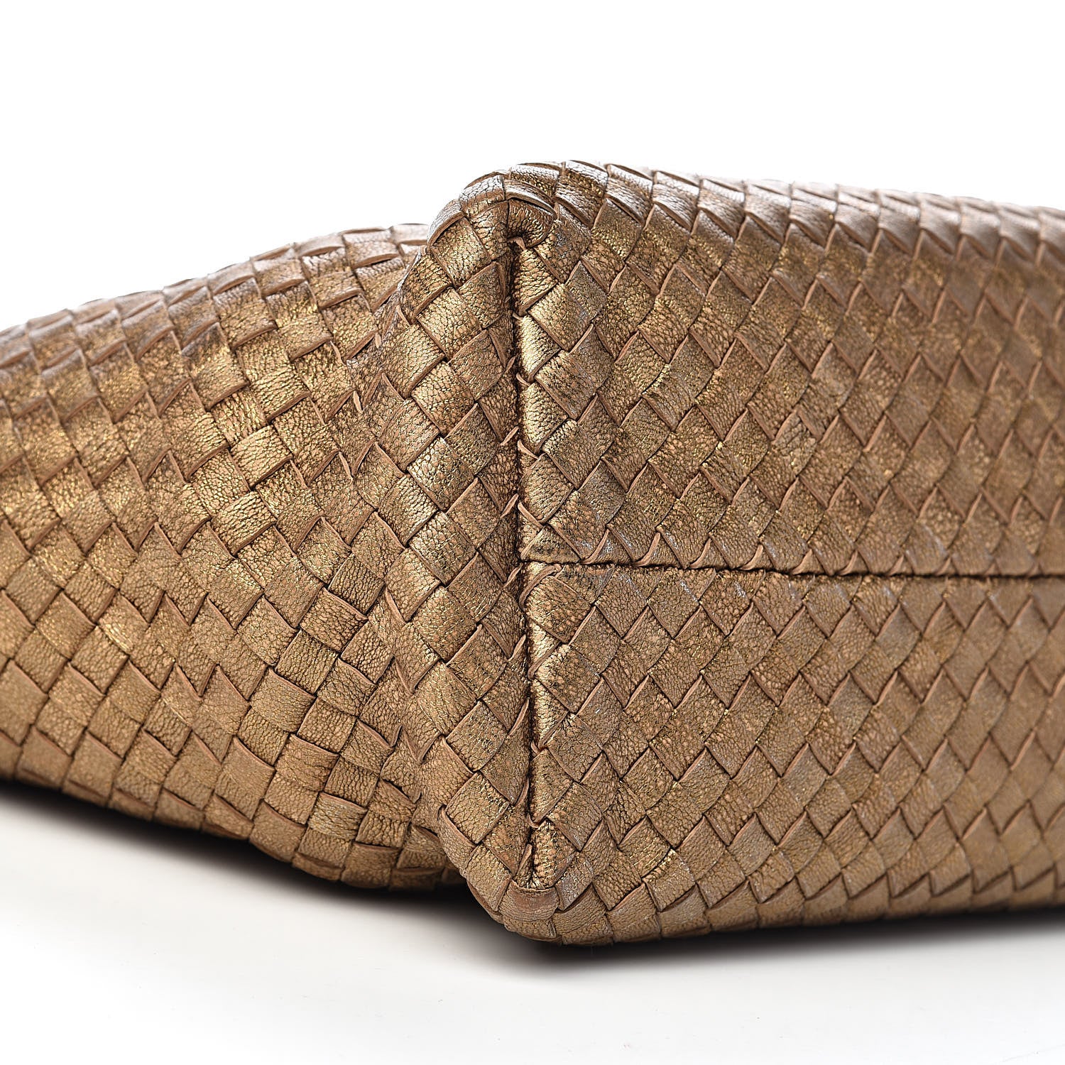 Bottega Veneta Chevre Intrecciato Intrecciato Mini Cabat Ottone 10 of 13