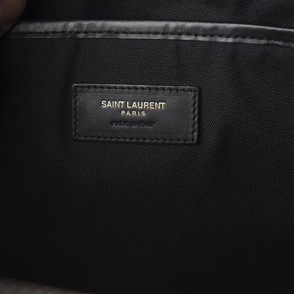Saint Laurent Nylon Twill Dinosaur Print City Backpack Black Multicolor 10 of 18