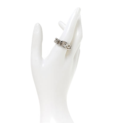 Fendi Metal FF Chain Ring S Silver 2 of 5