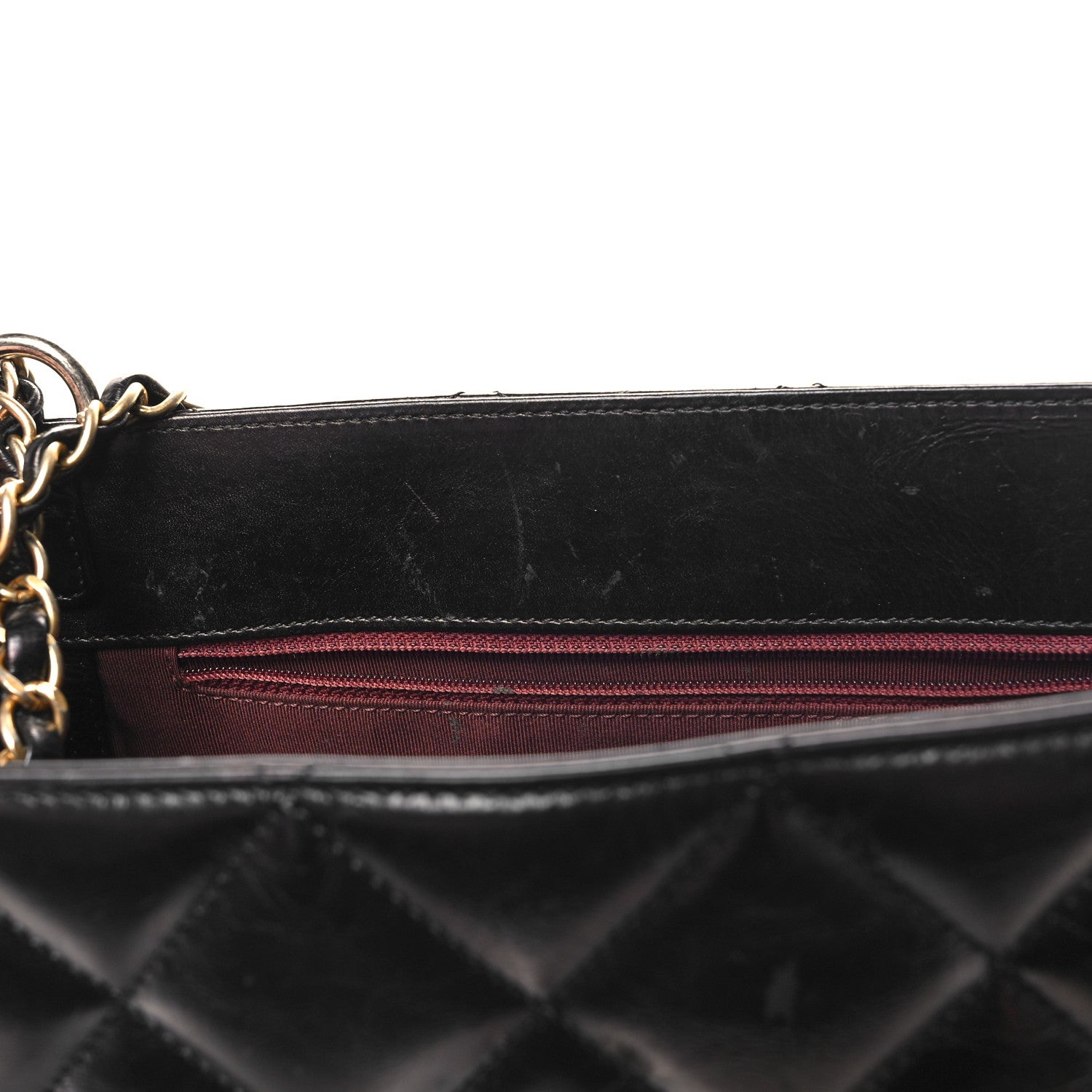 Chanel Glazed Calfskin Quilted Medium Daily Walk Flap Black 11 of 11