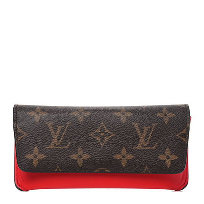 Louis Vuitton Monogram Woody Sunglass Case Rouge 1 of 4
