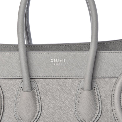 Celine Drummed Calfskin Micro Luggage Pearl Blue 8 of 10