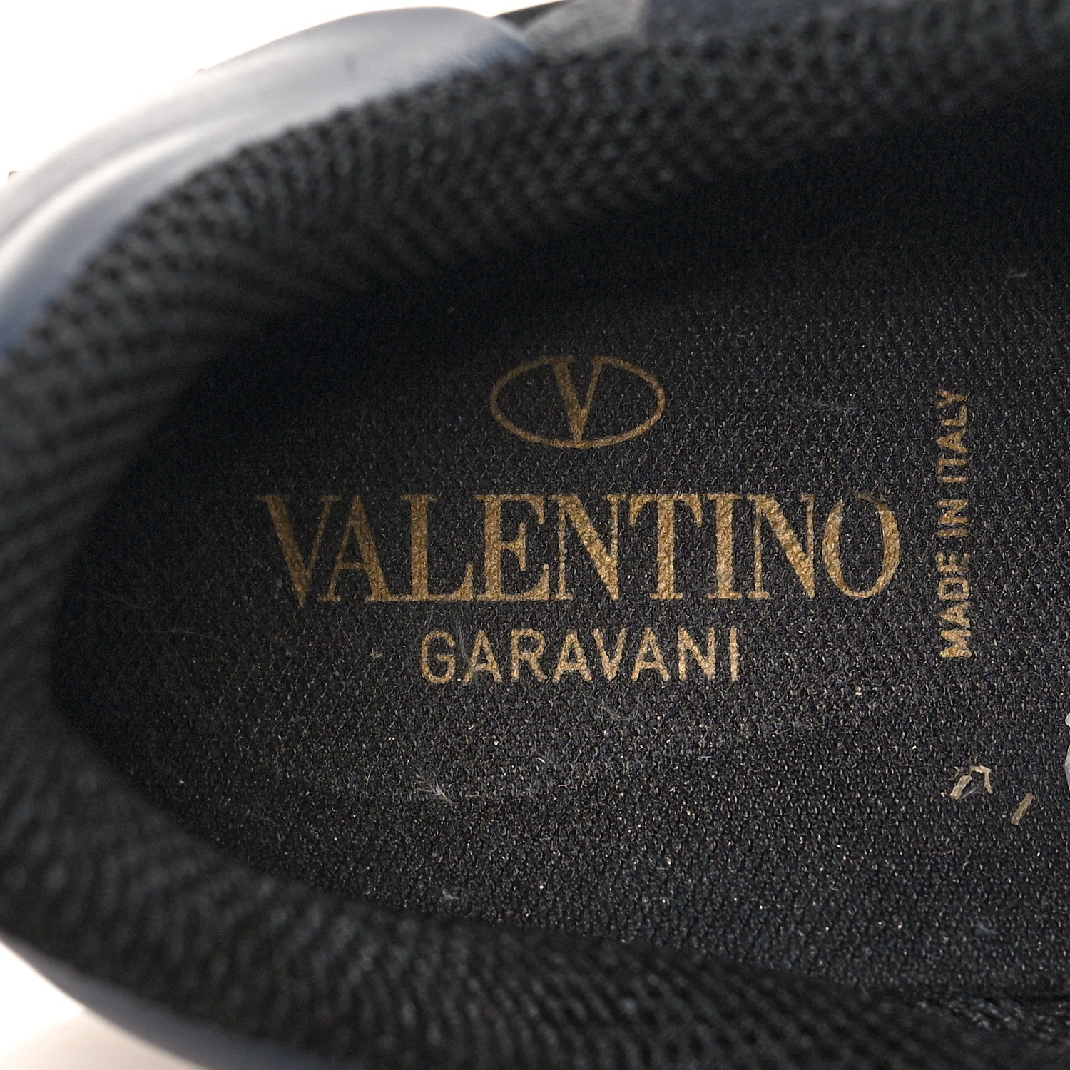 Valentino Garavani Fabric Suede Camustars Mens Rockrunner Sneakers 40 Black 8 of 11
