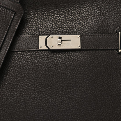 Hermes Taurillon Clemence Jypsiere 34 Chocolate 8 of 11