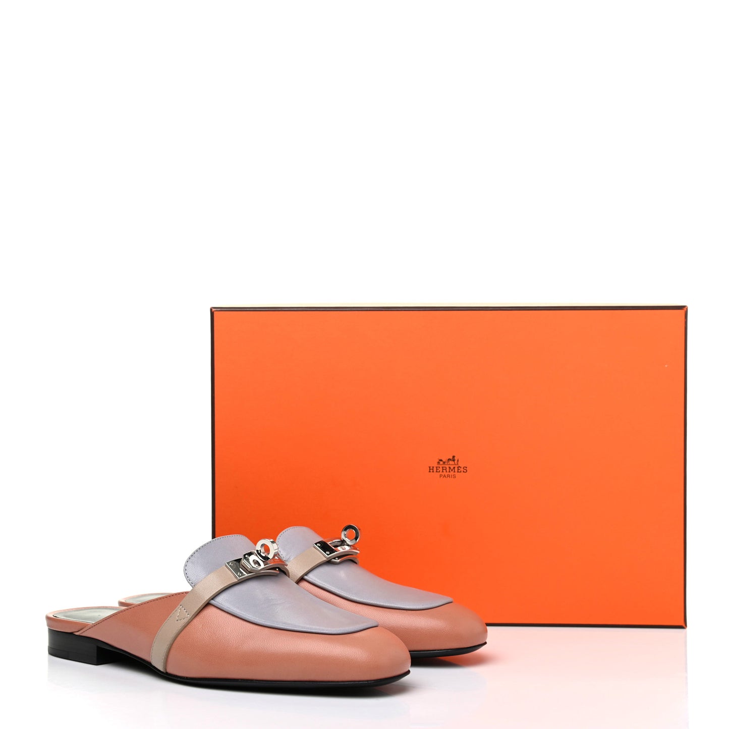 Goatskin Oz Mules 36 Rose Aube Multicolore