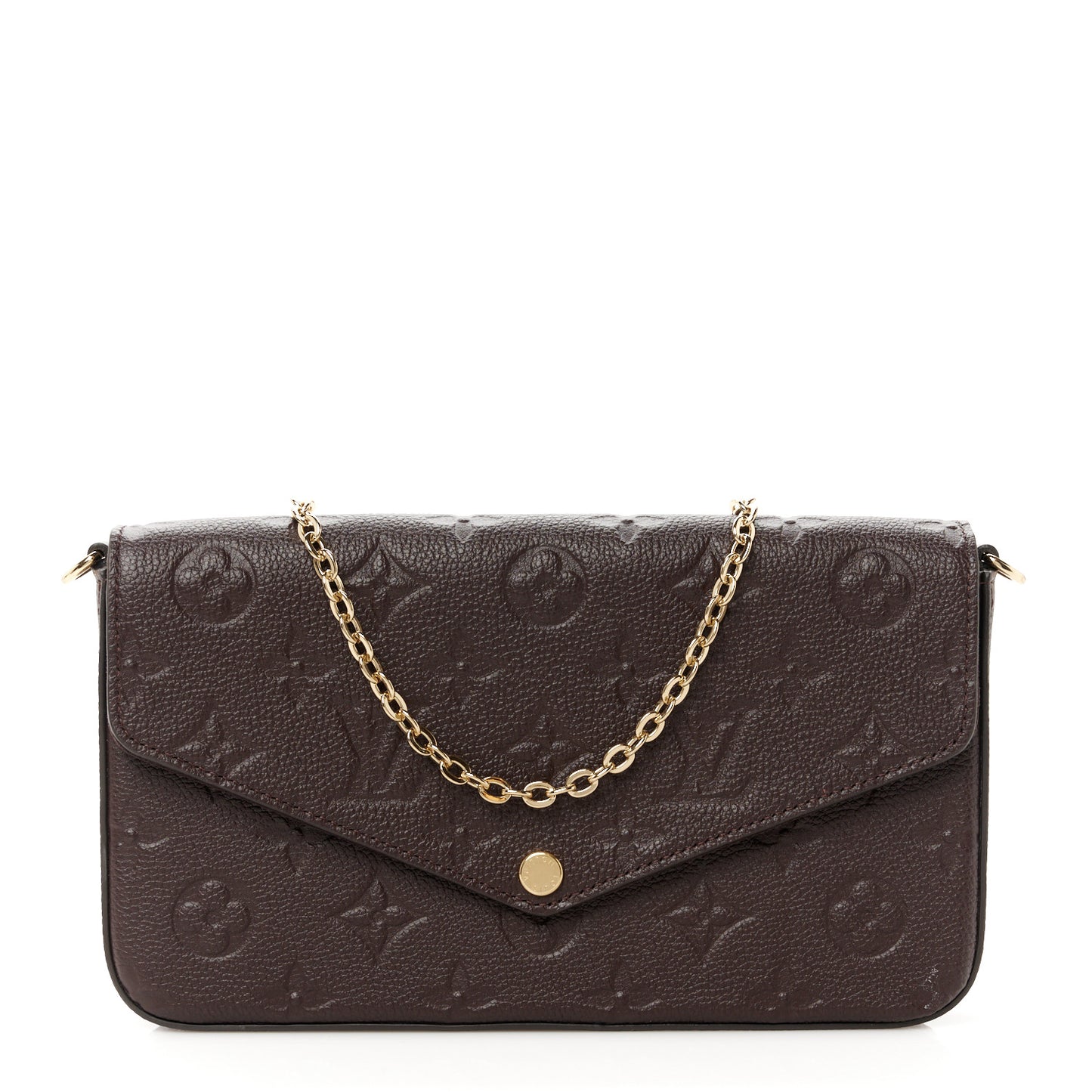 Empreinte Pochette Felicie Chain Wallet Chocolate