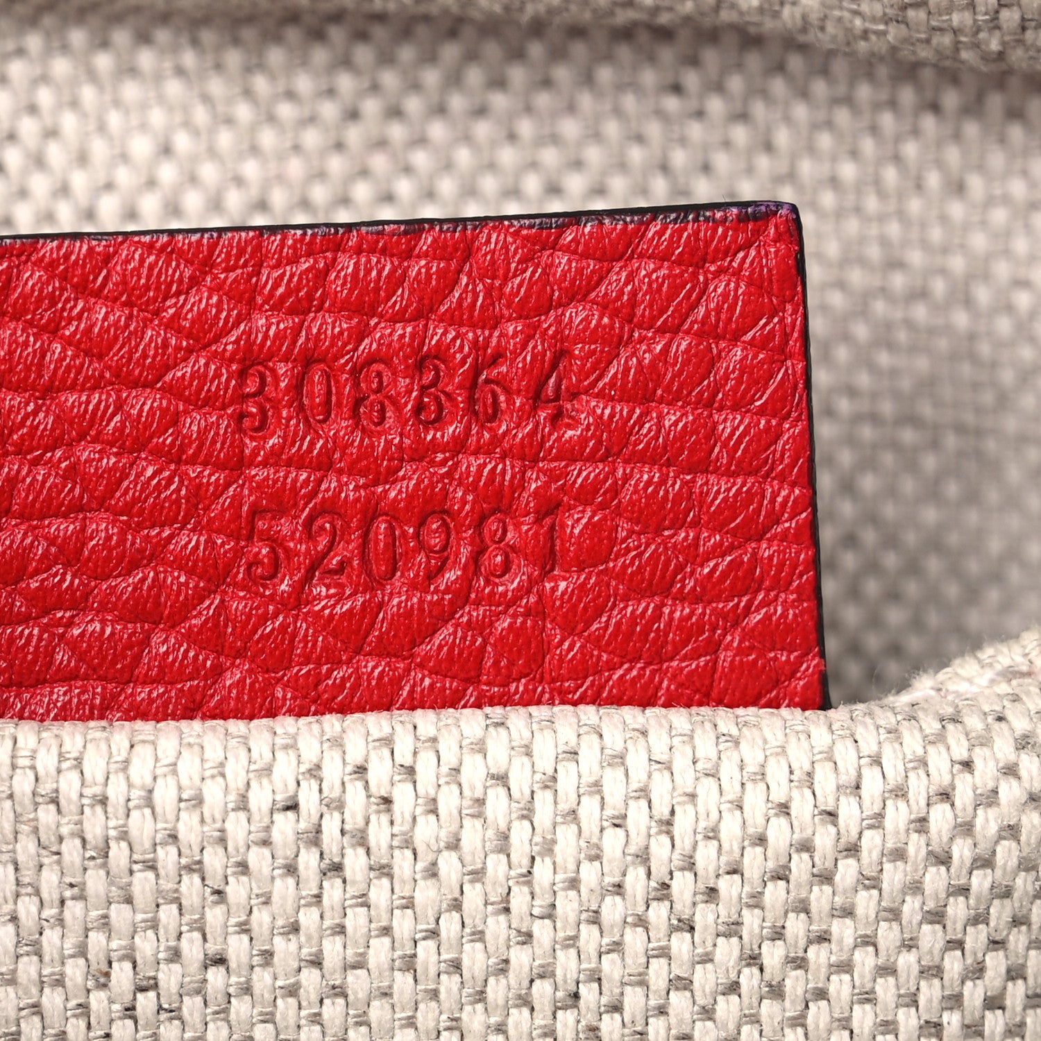 Gucci Pebbled Calfskin Small Soho Disco Bag Tabasco Red 7 of 7