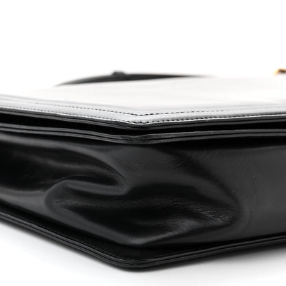 Chanel Glazed Calfskin Large Boy Flap Black 9 of 11