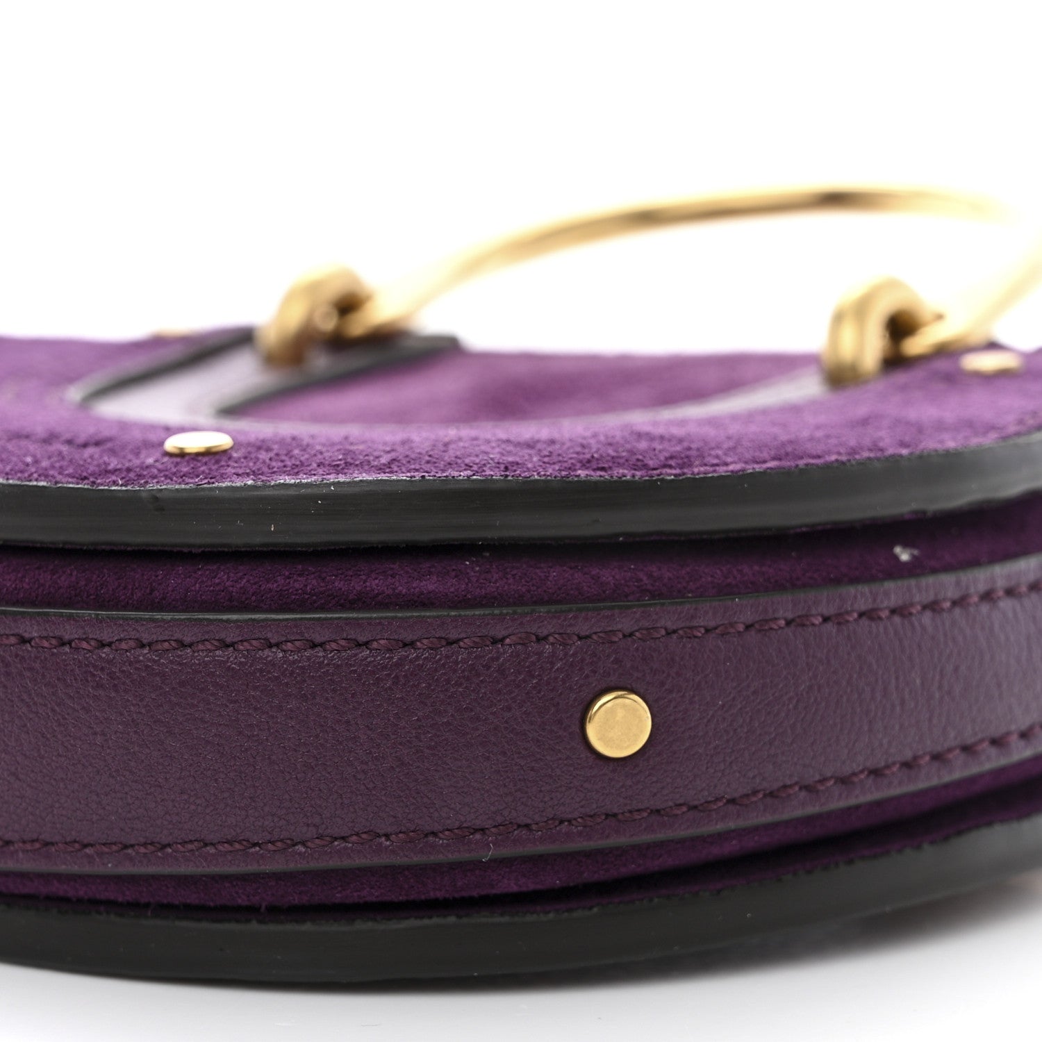 Chloe Goatskin Suede Mini Pixie Bag Nightfall Purple 11 of 11