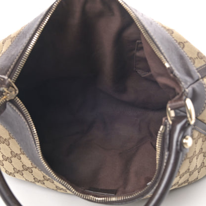 Gucci Monogram Large D Gold Hobo Dark Brown 4 of 6