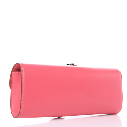 Hermes Tadelakt Egee Clutch Rose Lipstick 3 of 11