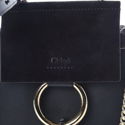 Chloe Suede Calfskin Mini Faye Bracelet Bag Black 13 of 15