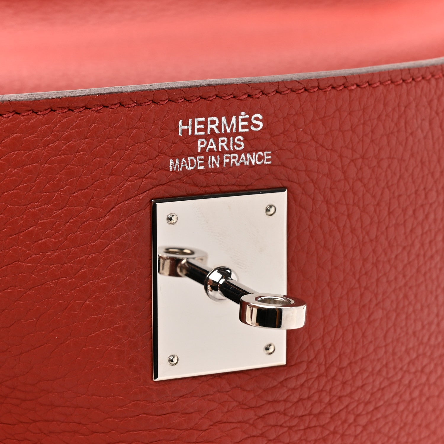 Hermes Togo Kelly Retourne 35 Rouge Venetian 6 of 12