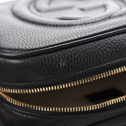 Gucci Pebbled Calfskin Small Soho Disco Bag Black 8 of 12