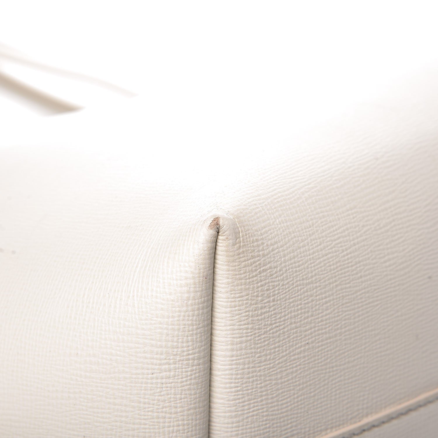 Tom Ford Grained Calfskin Small T Tote White 10 of 14