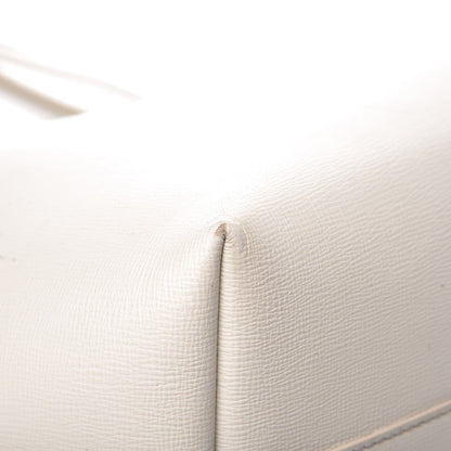 Tom Ford Grained Calfskin Small T Tote White 10 of 14