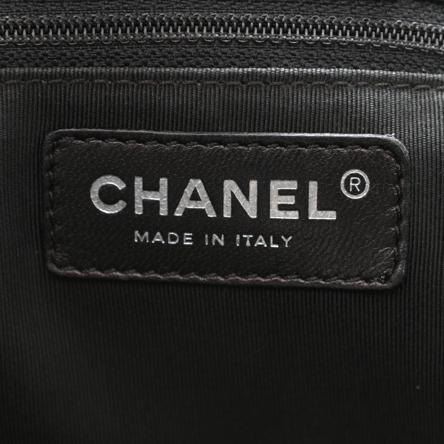 Chanel Calfskin Cerf Executive Shopper Tote Black 5 of 9