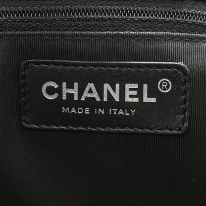 Chanel Calfskin Cerf Executive Shopper Tote Black 5 of 9