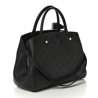 Louis Vuitton Empreinte Montaigne MM Black 3 of 10