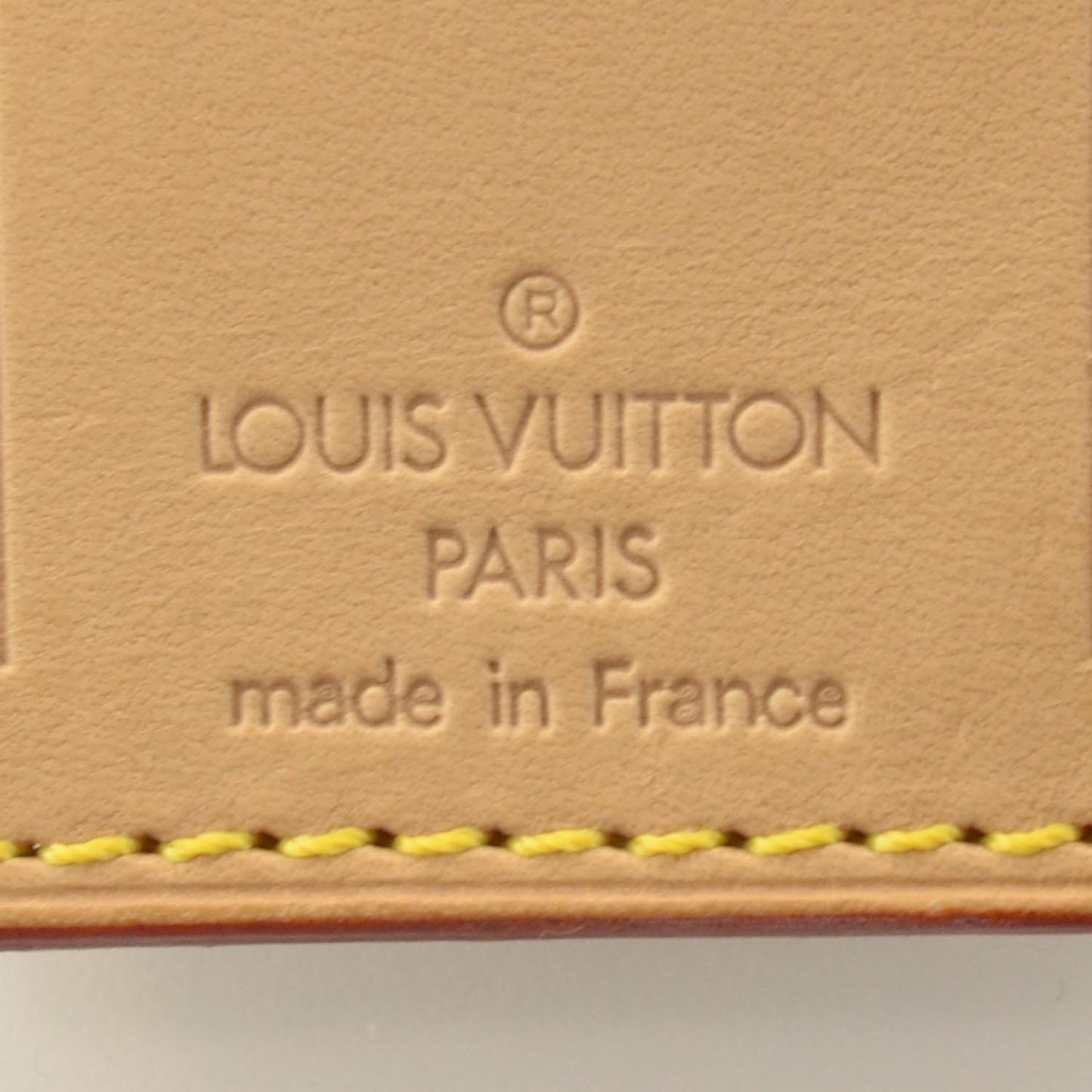 Vachetta Leather Luggage Tag