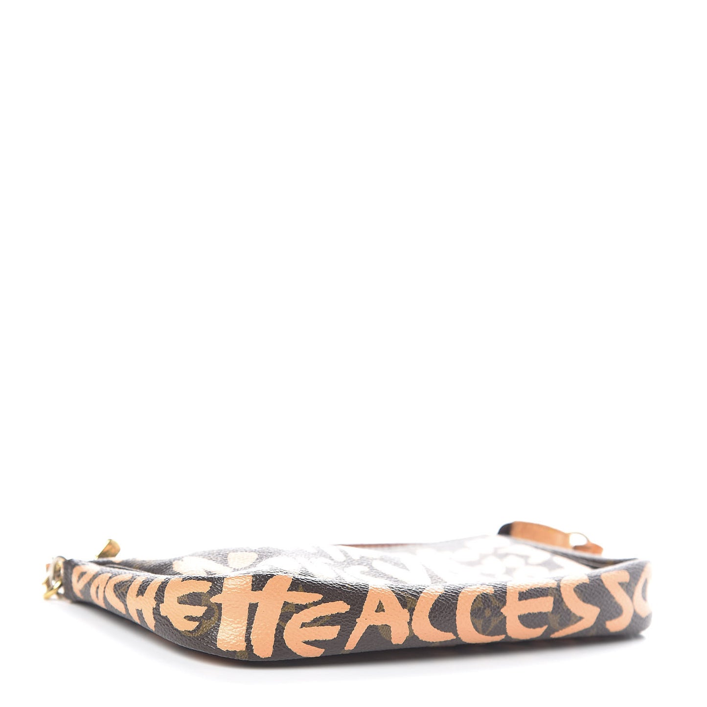 Monogram Graffiti Pochette Accessories Peach