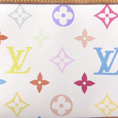 Louis Vuitton Monogram Multicolor Pochette Accessories White 12 of 14