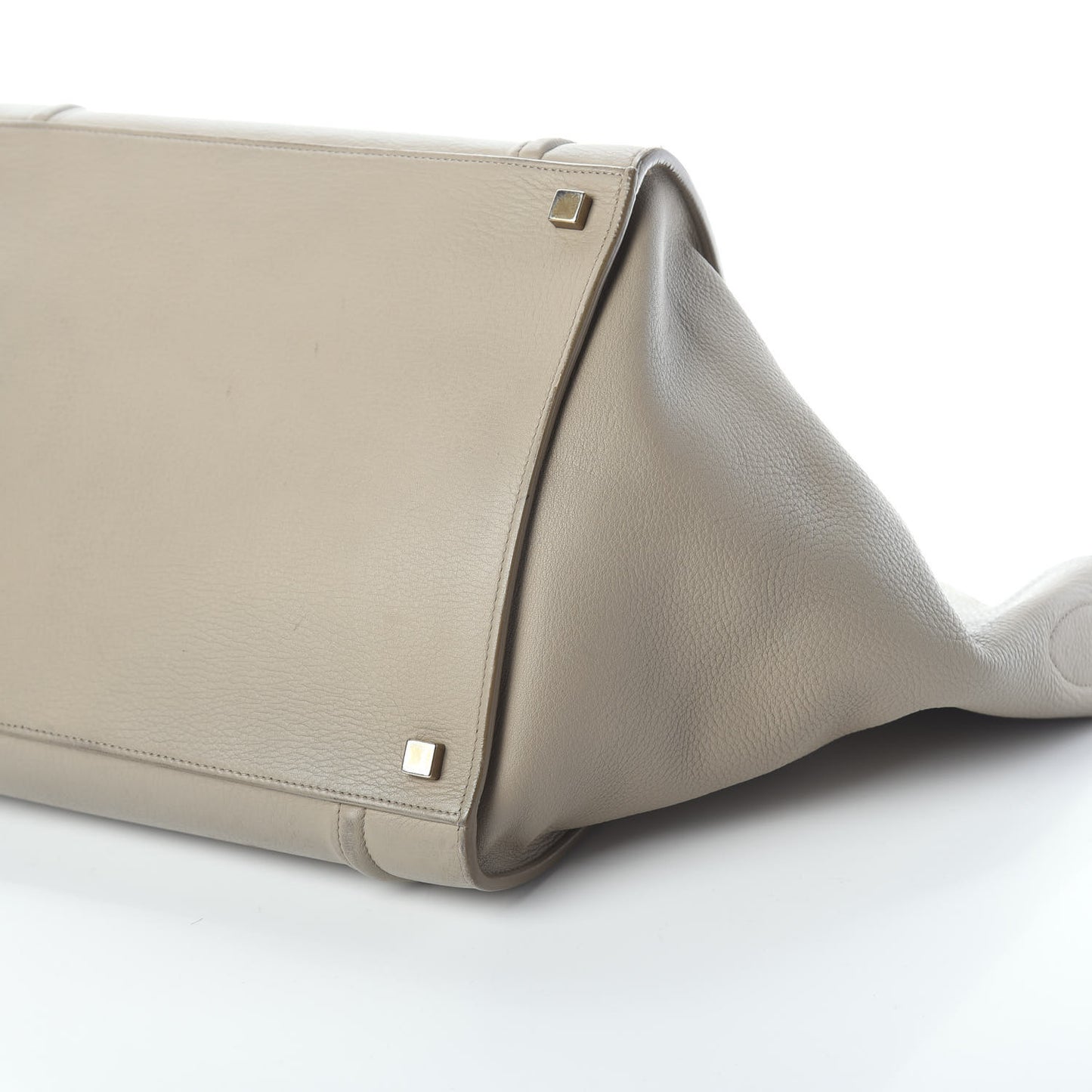 Supple Calfskin Medium Phantom Luggage Beige