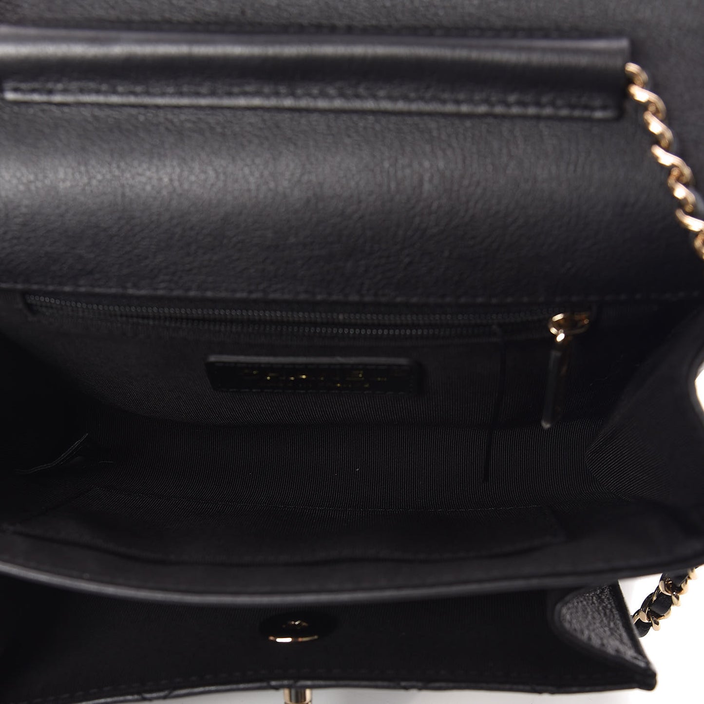 Calfskin Quilted Smart Pocket Crossbody Bag Black