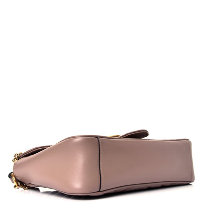 Gucci Calfskin Matelasse Small GG Marmont Shoulder Bag Porcelain Rose 4 of 5