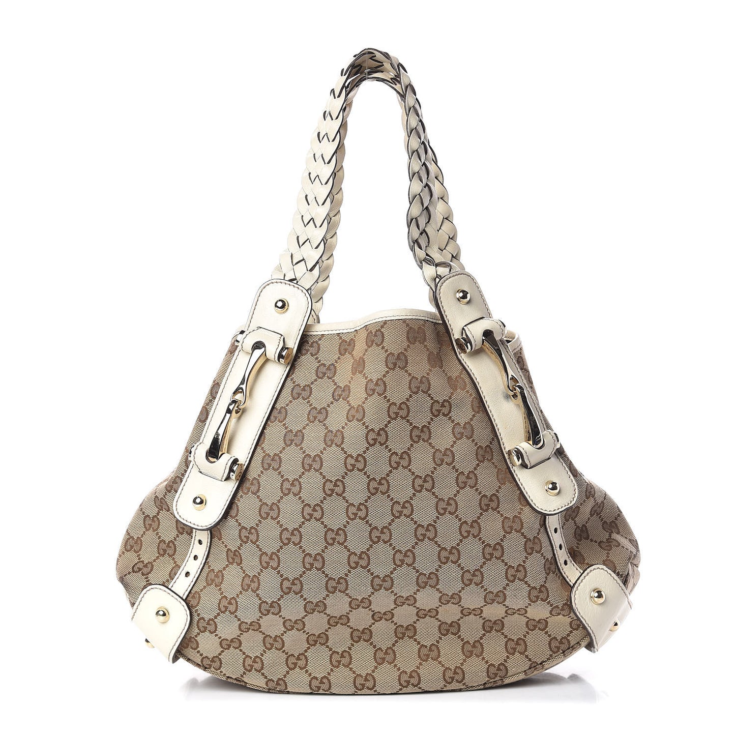 Monogram Small Pelham Shoulder Bag Off White