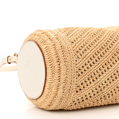 Loewe Raffia Paula's Ibiza Bracelet Pouch Natural White 8 of 9