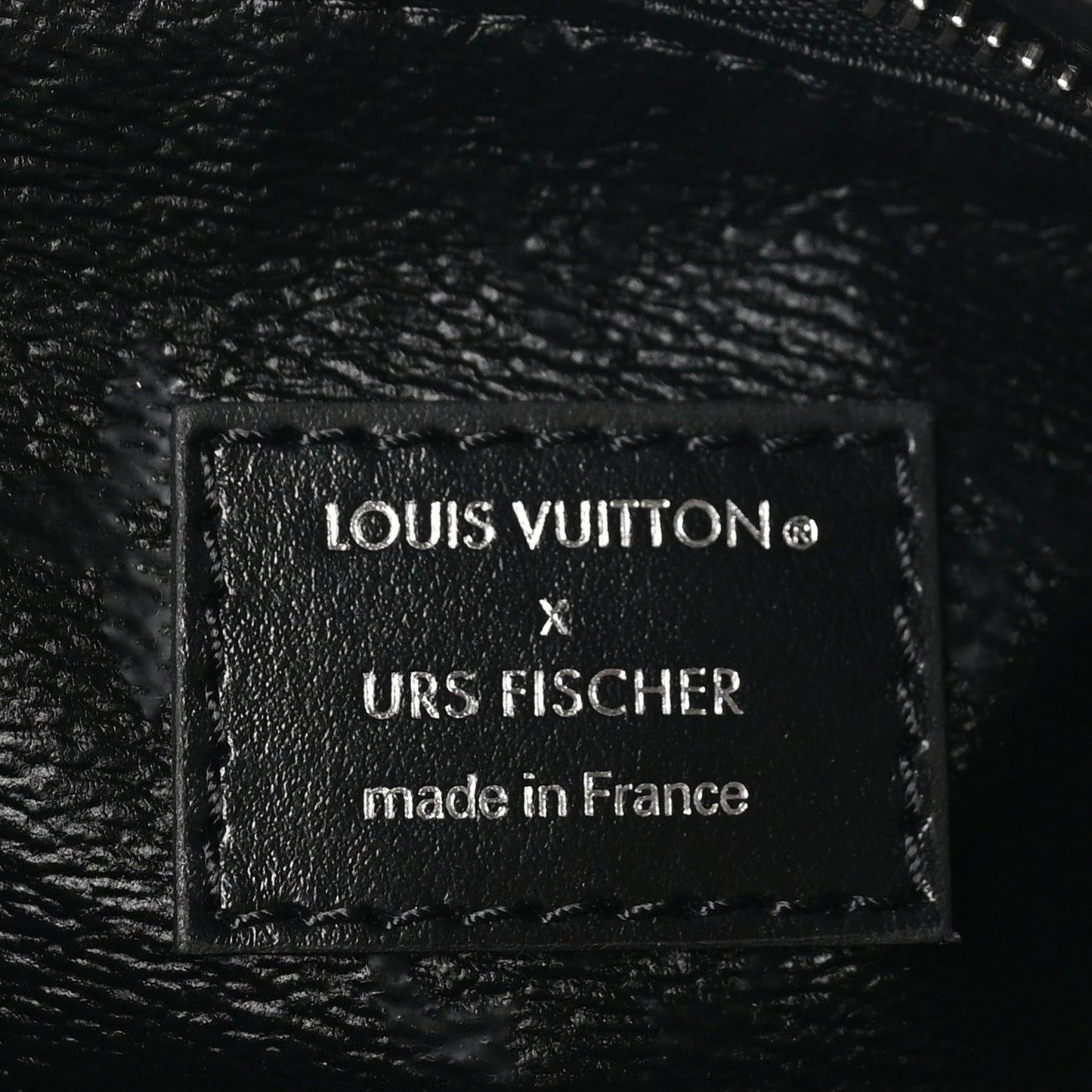 X UF Tufted Monogram Speedy Bandouliere 25 White Black
