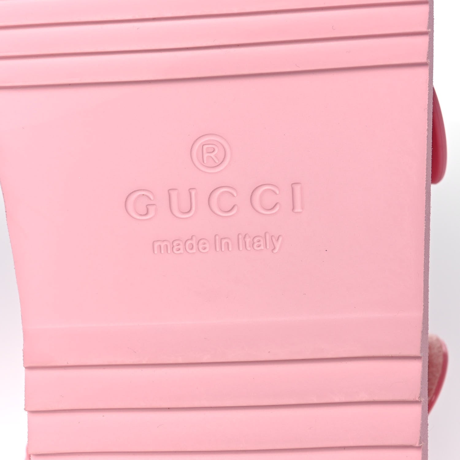 Gucci Rubber Mini Double G Womens Isla Dad Sandals 38 Wild Rose 7 of 9