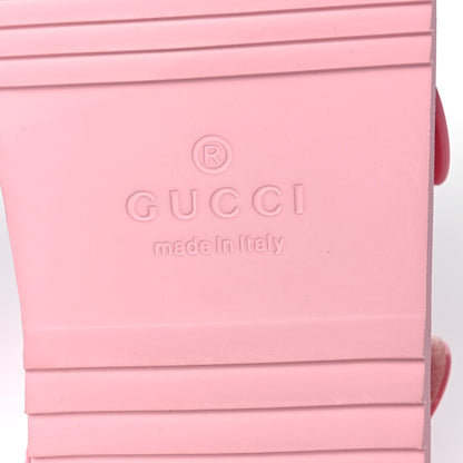 Gucci Rubber Mini Double G Womens Isla Dad Sandals 38 Wild Rose 7 of 9