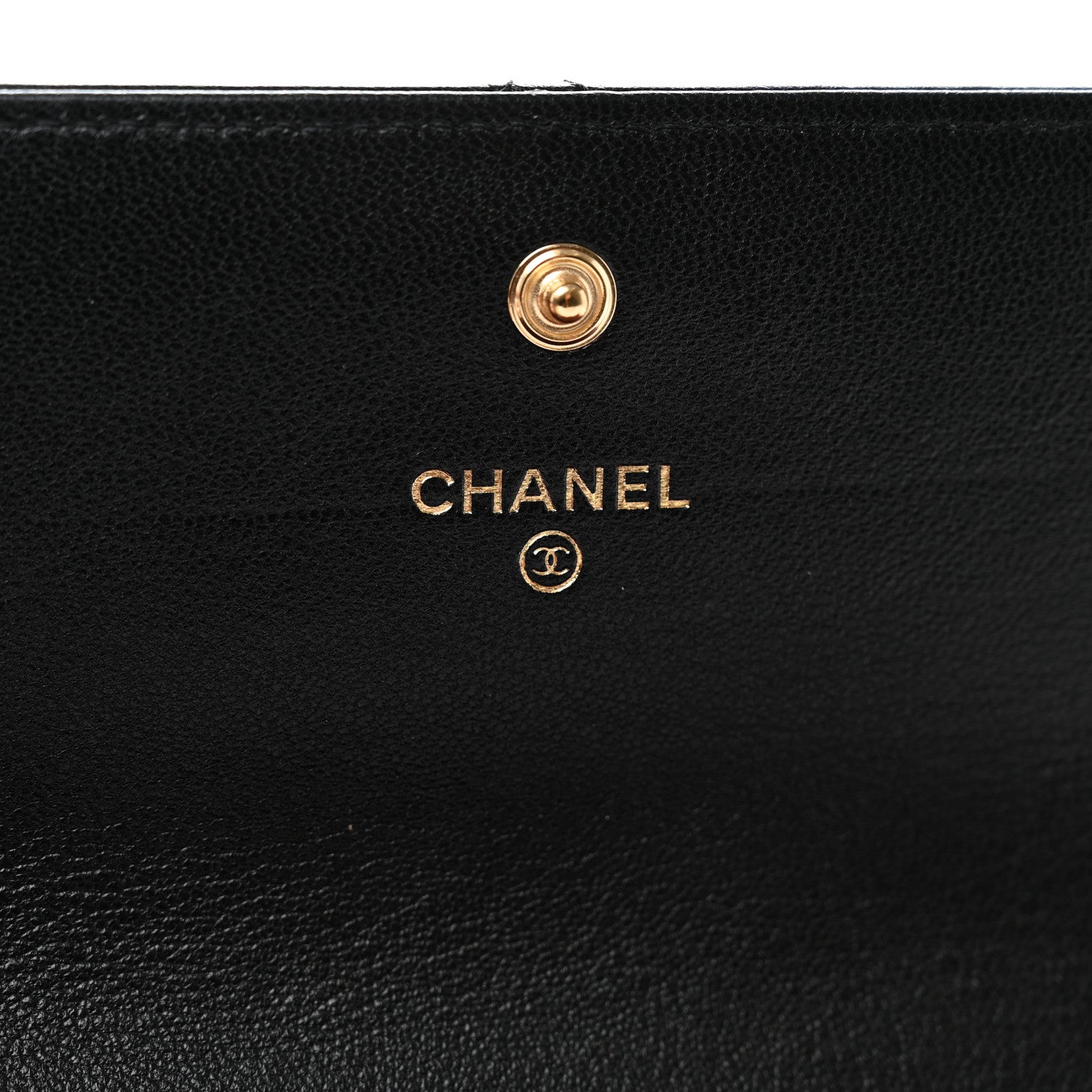 Chanel Lambskin Quilted Chanel 19 Flap Wallet Black 6 of 8