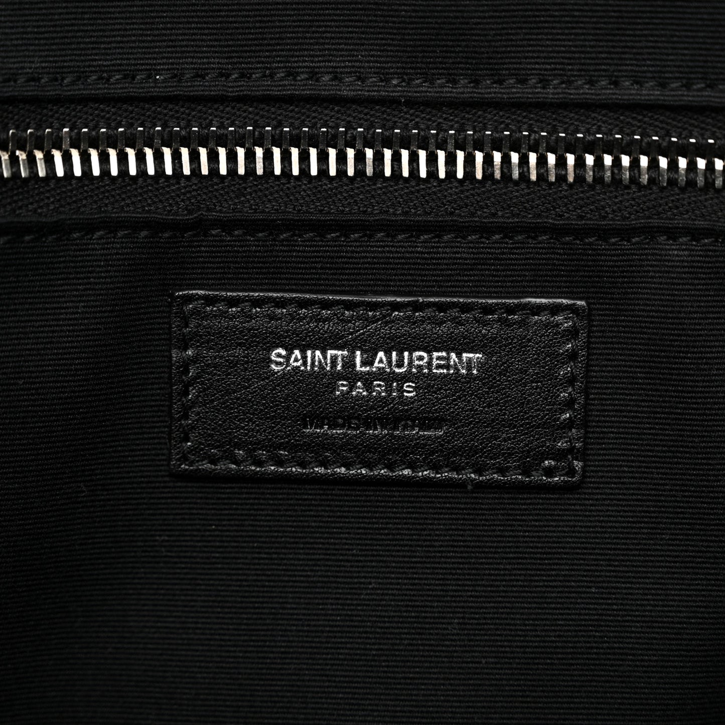 Raffia Linen Calfskin Rive Gauche Tote Naturale Black