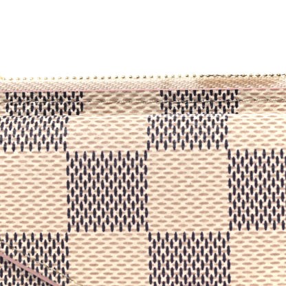 Louis Vuitton Damier Azur Recto Verso Card Holder Rose Ballerine 9 of 9