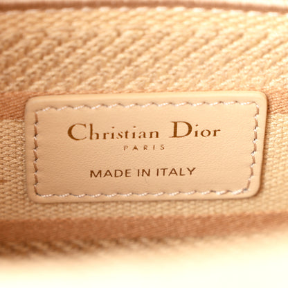 Christian Dior Raffia Woven 3D Embroidered Medium Lady D-Lite Natural Black 6 of 10
